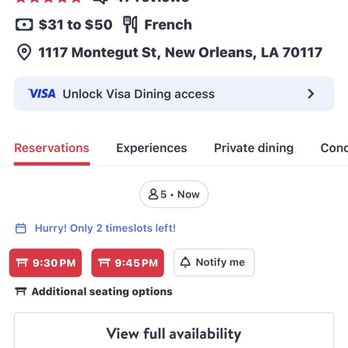 N 7 - French Near Me - New Orleans, Louisiana