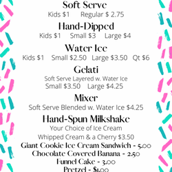 What’s da Scoop? - Menu