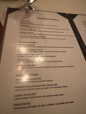 Menu photo 2 Ristorante Italiano Henderson, NV Menu photo 2 Ristorante Italiano Henderson, NV