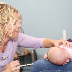 Chiropractic Company of Germantown - Chiropractic Adjustment on an Infant (Pediatric Chiropractic).