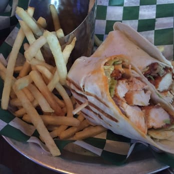 Selwyn Avenue Pub - Buffalo chicken wrap with a not so generous side of fries. - Pubs Near Me - Charlotte, North Carolina Selwyn Avenue Pub - Buffalo chicken wrap with a not so generous side of fries. - Pubs Near Me - Charlotte, North Carolina