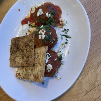 Industry Kitchen - Lamb and Feta Meatballs - American Near Me - New York, New York Industry Kitchen - Lamb and Feta Meatballs - American Near Me - New York, New York