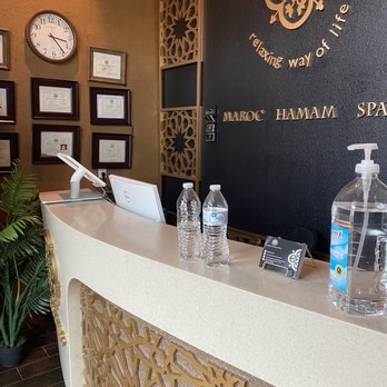 Maroc Hamam Spa - Front desk - Saunas Near Me - Frisco, Texas Maroc Hamam Spa - Front desk - Saunas Near Me - Frisco, Texas