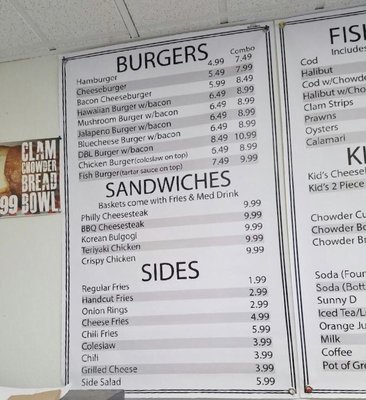 Menu photo 2 Shore Shack Ocean Shores, WA