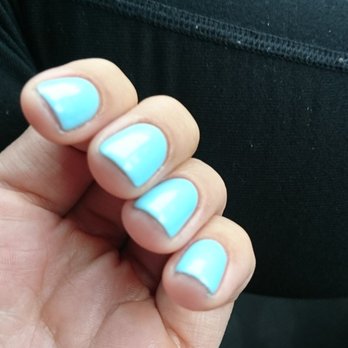 Nails & Noble Spa - Camera sucks but.. Sloppy job, didn't cut my cuticles. - Nail Salons Near Me - Hackensack, New Jersey