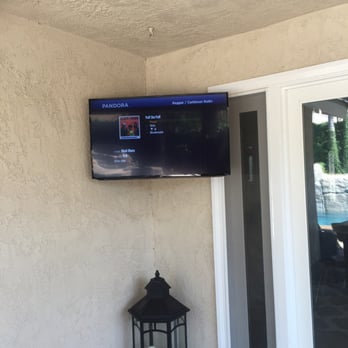 DND Home Services - 43" tv installed in our patio - TV Mounting Near Me - Rancho Cucamonga, California DND Home Services - 43" tv installed in our patio - TV Mounting Near Me - Rancho Cucamonga, California