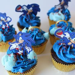 Simpatico Sweets - Sonic the Hedgehog Cupcakes
