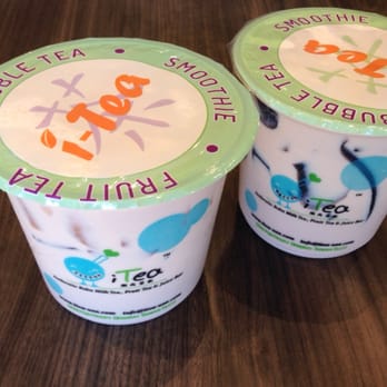 i-Tea - 2 pearl teas one with grass jelly - Ramen Near Me - Milpitas, California