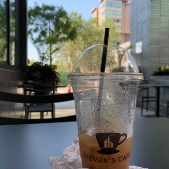 Steven’s Cafe - a cup of iced coffee - Breakfast & Brunch Near Me - Weehawken, New Jersey