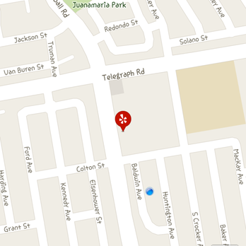 Pizza Chief - The blue dot would be where we are staying, the red dot is the establishment but, they had NO idea where we were located. - Pizza Near Me - Ventura, California Pizza Chief - The blue dot would be where we are staying, the red dot is the establishment but, they had NO idea where we were located. - Pizza Near Me - Ventura, California