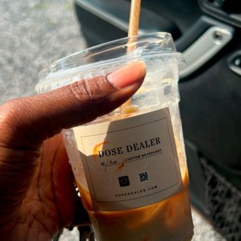 Dose Dealer - This is their hazelnut brittle latte and it was really delicious! - Coffee & Tea Near Me - Nashville, Tennessee Dose Dealer - This is their hazelnut brittle latte and it was really delicious! - Coffee & Tea Near Me - Nashville, Tennessee