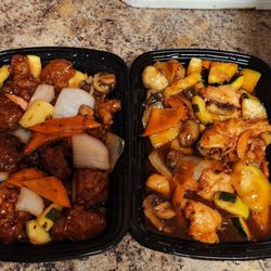 Great Wall Of China Restaurant - 306. Orange Chicken & 311. Hunan Chicken