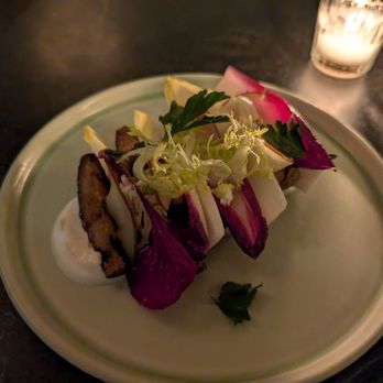 Crown Shy - Grilled Pears, Endive, Meredith Feta, Pistachio - New American Near Me - New York, New York