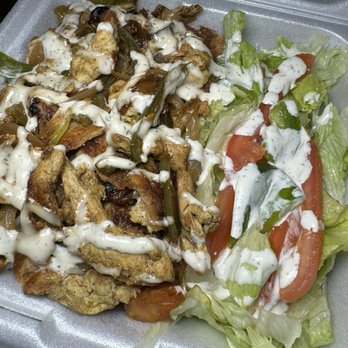 Halal International - a salad in a styrofoam container - Grocery Near Me - Columbia, South Carolina