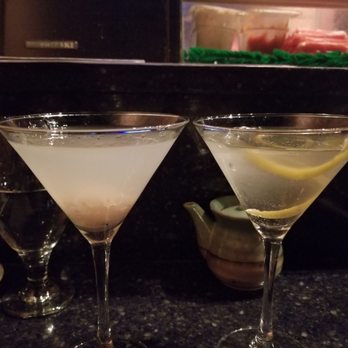 Shiku Sushi - Two beautifully looking martinis that literally had no vodka or gin in them just the liqueurs. - Sushi Bars Near Me - Seattle, Washington