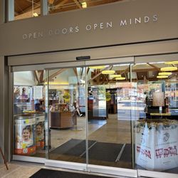 Lafayette Library and Learning Center - The entrance to the library.