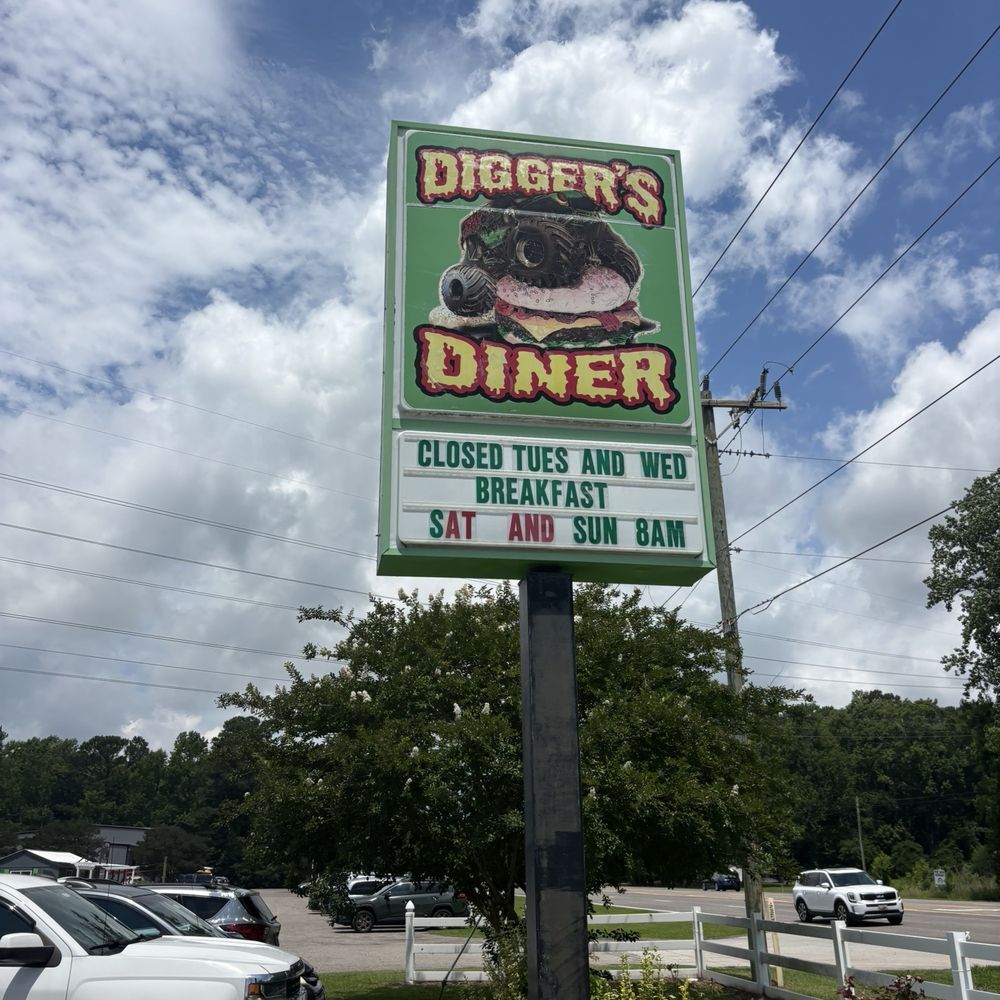 Digger's Diner - Breakfast & Brunch Near Me - Poplar Branch, North Carolina