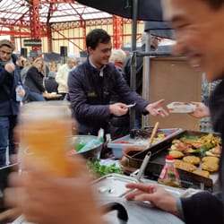 Nasi Lemak Street Food - Busy serving @AltrinchamMkt