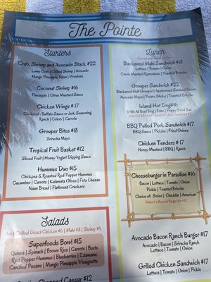 Menu photo 2 The Pointe Captiva, FL Menu photo 2 The Pointe Captiva, FL