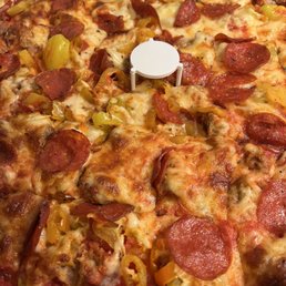 Thin crust Uncle Richie pizza