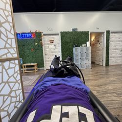 BetterU Family Chiropractic - Water bed with leg compressions.