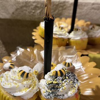 Claremont Cones Ice Cream - a cupcake with a knife sticking out of it - Ice Cream & Frozen Yogurt Near Me - Claremont, California Claremont Cones Ice Cream - a cupcake with a knife sticking out of it - Ice Cream & Frozen Yogurt Near Me - Claremont, California