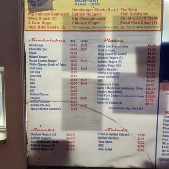 Dairy Creem - a menu for lunch specials - Fast Food Near Me - Alexander City, Alabama Dairy Creem - a menu for lunch specials - Fast Food Near Me - Alexander City, Alabama