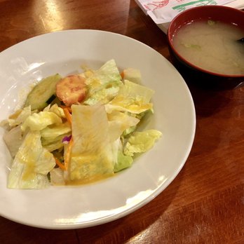 Sushiya - Sashimi sushi set (2/3) - miso soup and salad - Japanese Near Me - North Liberty, Iowa Sushiya - Sashimi sushi set (2/3) - miso soup and salad - Japanese Near Me - North Liberty, Iowa