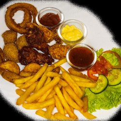 Bermuda - Fingerfood (Chili Cheese Nuggets, Hot Wings, Chicken Nuggets, Zwiebelringe, ...)