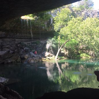 Hamilton Pool Preserve - Pool with dripping water - Parks Near Me - Dripping Springs, Texas