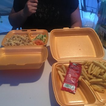 Restaurant Elbsee - After, eating cold food in our tent. - Bavarian Near Me - Aitrang, BY