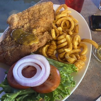 Oasis Restaurant & Lounge - Pork Tenderloin Deluxe Sandwich - Dive Bars Near Me - Fairbanks, Alaska