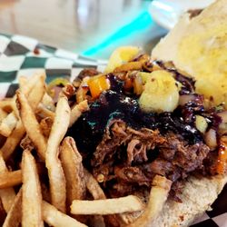 222 Bridge Bar + Kitchen  - Blueberry Bourbon Sammy