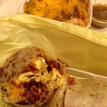 Lucky Boy - My Famous Breakfast burrito and fries (at 930). - Burgers Near Me - Pasadena, California