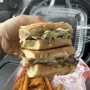 Firehouse Deli - Steak & cheese ("works") $10.98 w/ Seasoned fries $3.50 (instagram: @issa.cheatday) - Sandwiches Near Me - Gaithersburg, Maryland Firehouse Deli - Steak & cheese ("works") $10.98 w/ Seasoned fries $3.50 (instagram: @issa.cheatday) - Sandwiches Near Me - Gaithersburg, Maryland
