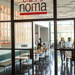 Café NOMA - Entrance to cafe from museum / free admission