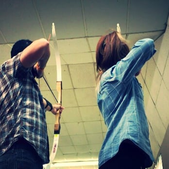 X10 Archery Academy - First timers having a great time! - Archery Near Me - Houston, Texas