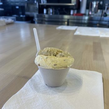 Gulino Gelato - pistachio + rum raisin - Gelato Near Me - Half Moon Bay, California Gulino Gelato - pistachio + rum raisin - Gelato Near Me - Half Moon Bay, California
