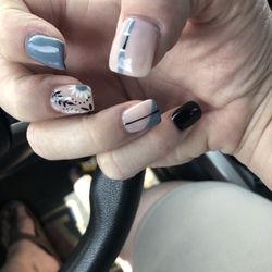 Royal Nails 6 - Saw this on Pinterest in different colors and she did this version! I love it!