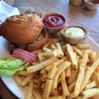Nopa - Wood grilled bacon burger..can add cheese too. Basil aioli is pretty good! - New American Near Me - San Francisco, California