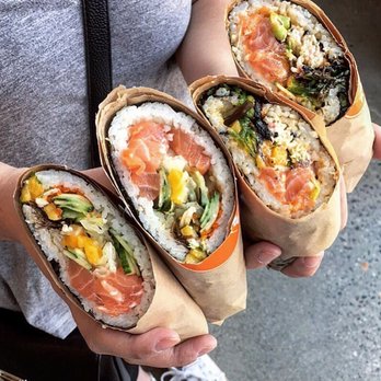 Pokeworks - Best combo: salmon and mangos. Who knew they would taste so good together! - Poke Near Me - Bellevue, Washington Pokeworks - Best combo: salmon and mangos. Who knew they would taste so good together! - Poke Near Me - Bellevue, Washington