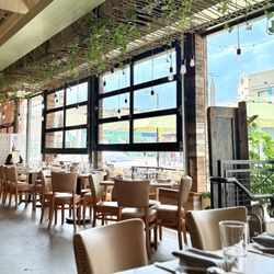 Indoor outdoor seating