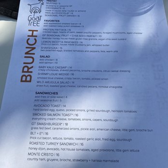 Goat Tree - Menu - Cafes Near Me - Santa Barbara, California Goat Tree - Menu - Cafes Near Me - Santa Barbara, California
