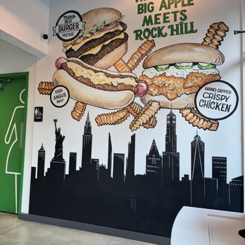 Nathan's Famous - Fancy murals on the wall - Hot Dogs Near Me - Rock Hill, South Carolina Nathan's Famous - Fancy murals on the wall - Hot Dogs Near Me - Rock Hill, South Carolina