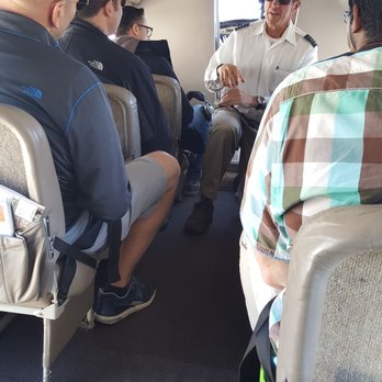 Kenmore Air - Interior with pilot giving preflight info (4/21/17) - Flight Instruction Near Me - Seattle, Washington