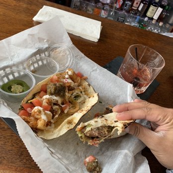 Loch & Quay - 5 spice pork and Shrimp Tacos - so good! - Beer Bar Near Me - Albany, New York Loch & Quay - 5 spice pork and Shrimp Tacos - so good! - Beer Bar Near Me - Albany, New York