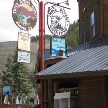 Three Rivers Resort & Outfitting - Stay away from here if you have a dog, or you will be rudely told to leave the store and tie up your dog outside. - Hotels Near Me - Almont, Colorado Three Rivers Resort & Outfitting - Stay away from here if you have a dog, or you will be rudely told to leave the store and tie up your dog outside. - Hotels Near Me - Almont, Colorado