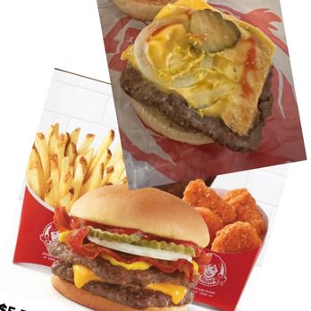 Wendy's - Single stack in my $5 Biggie bag - Burgers Near Me - Stockton, California Wendy's - Single stack in my $5 Biggie bag - Burgers Near Me - Stockton, California