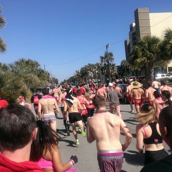 Cupid's Undie Run - Start of the race. Note the high energy levels - Festivals Near Me - Folly Beach, South Carolina Cupid's Undie Run - Start of the race. Note the high energy levels - Festivals Near Me - Folly Beach, South Carolina