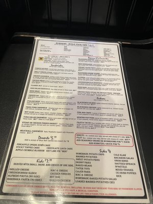 Menu photo 8 Ronny G's The Woodlands, TX